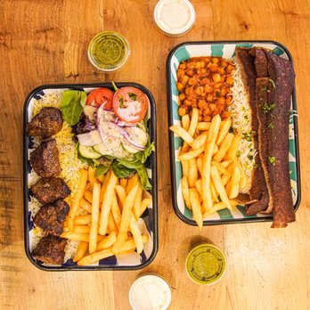 Sheesh Grill - Chantilly - 6. Beef & Lamb Gyro Platter, 5. Steak Kabob Platter - Halal Near Me - Chantilly, Virginia Sheesh Grill - Chantilly - 6. Beef & Lamb Gyro Platter, 5. Steak Kabob Platter - Halal Near Me - Chantilly, Virginia