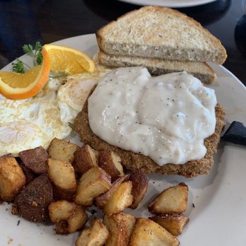 Kona Bay Cafe - Chicken fried steak !! - Cafes Near Me - Lantana, Florida