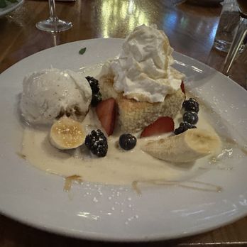Westwood Tavern - Tres leches cake (I think -- can't remember for sure), with my husband's ice cream from the lava cake - New American Near Me - Schaumburg, Illinois Westwood Tavern - Tres leches cake (I think -- can't remember for sure), with my husband's ice cream from the lava cake - New American Near Me - Schaumburg, Illinois
