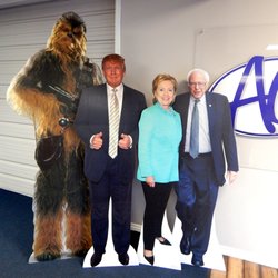 Advanced Graphics - People love showing off their favorite Presidential Candidate with our fun Patriotic/Political cutouts.