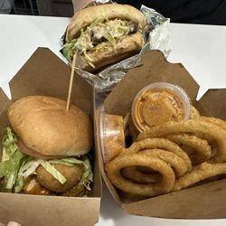 Top Gun Steak & Burger - Burger meal