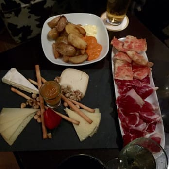 My Way Lounge Restaurante - Cheese board & bravas plate! All very delicious! - Spanish Near Me - Barcelona, B My Way Lounge Restaurante - Cheese board & bravas plate! All very delicious! - Spanish Near Me - Barcelona, B