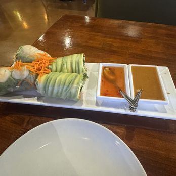 My Thai Kitchen - Fresh Homemade Spring Rolls (2) avocado and shrimp - Thai Near Me - Roseville, California My Thai Kitchen - Fresh Homemade Spring Rolls (2) avocado and shrimp - Thai Near Me - Roseville, California