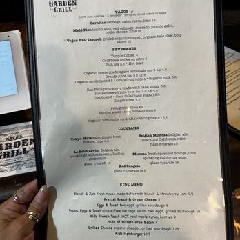 Nate's Garden Grill - Menú - American Near Me - San Diego, California