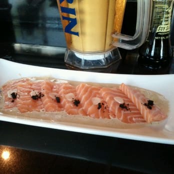 Awesome Sushi - Salmon carpaccio! - Japanese Near Me - Long Beach, California