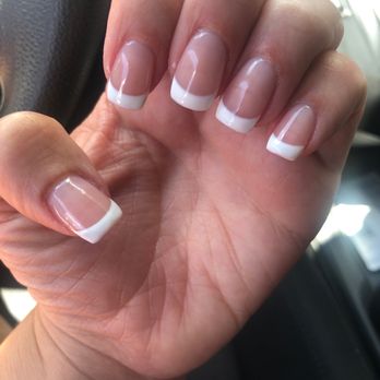 EM Nails & Beauty - Acrylic fill in with gel French - Nail Salons Near Me - Nashville, Tennessee EM Nails & Beauty - Acrylic fill in with gel French - Nail Salons Near Me - Nashville, Tennessee