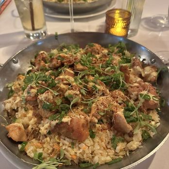 Salt Restaurant - Chicken and Rice ($10 chicken & $21-ish rice) - New American Near Me - Plymouth, Massachusetts