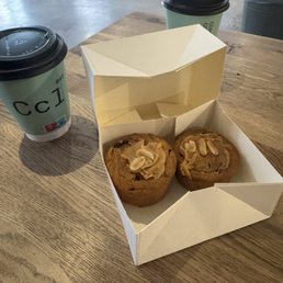 Cold brew and vegan treat