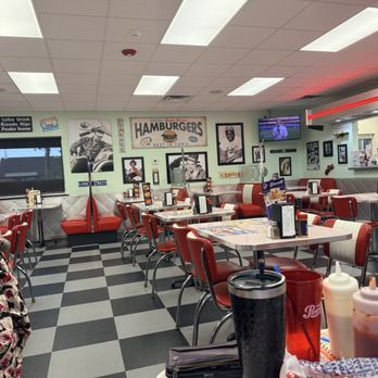 Boomerang Diner - Diner seating area - American Near Me - Bethany, Oklahoma Boomerang Diner - Diner seating area - American Near Me - Bethany, Oklahoma