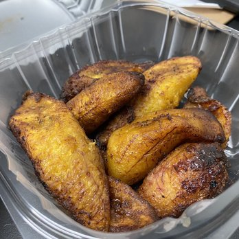 Tropicana Eatery - fried bananas in a plastic container - Caribbean Near Me - Temple Hills, Maryland Tropicana Eatery - fried bananas in a plastic container - Caribbean Near Me - Temple Hills, Maryland