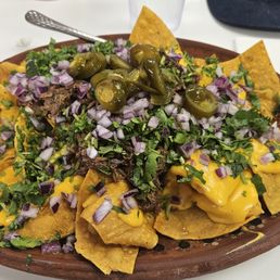 Birria Nachos with Jalapeños