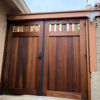 Image Outdoor - 2nd new custom gate - Fences & Gates Near Me Image Outdoor - 2nd new custom gate - Fences & Gates Near Me
