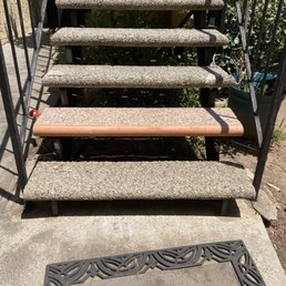 New step installed New step installed