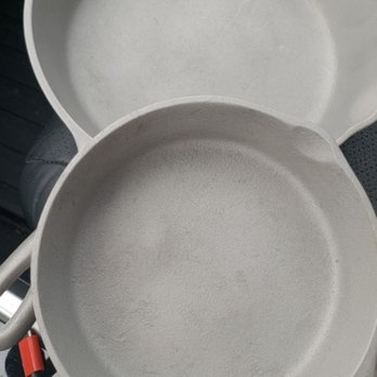 Able Sandblasting and Powder Coating - My sandblasted cast iron skillets, what a nice job Able sandblasting in el Cajon - Powder Coating Near Me - El Cajon, California Able Sandblasting and Powder Coating - My sandblasted cast iron skillets, what a nice job Able sandblasting in el Cajon - Powder Coating Near Me - El Cajon, California