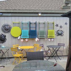 Marin Ace Hardware - A wall of colorful outdoor furniture