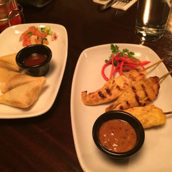 Koh Restaurant & Cocktail Lounge - 07.01.15: samosas? And chicken satay. Average. Skip if you can - Thai Near Me - Dublin, D Koh Restaurant & Cocktail Lounge - 07.01.15: samosas? And chicken satay. Average. Skip if you can - Thai Near Me - Dublin, D