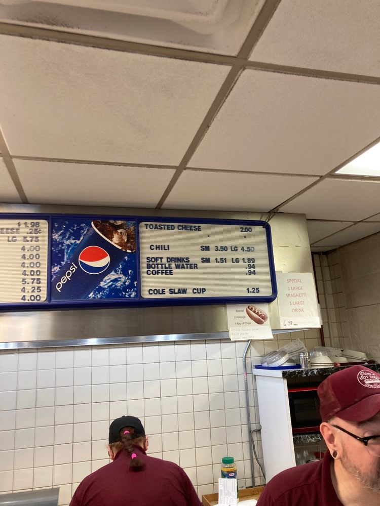 Jim’s Hot Dogs and Spaghetti Logo