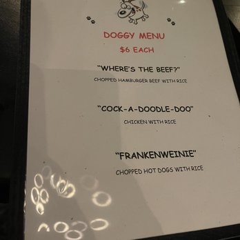 Morrison - Doggie menu!!!! - Gastropubs Near Me - Los Angeles, California Morrison - Doggie menu!!!! - Gastropubs Near Me - Los Angeles, California