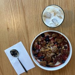 Resident Coffee Roasters - Granola + seasonal latte