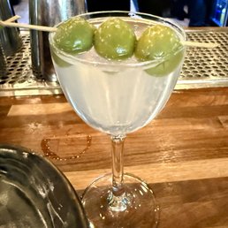 Gin Martini with Blue Cheese Olives Gin Martini with Blue Cheese Olives