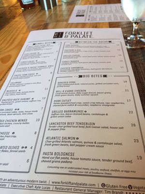 Menu photo 8 Forklift & Palate Manheim, PA Menu photo 8 Forklift & Palate Manheim, PA