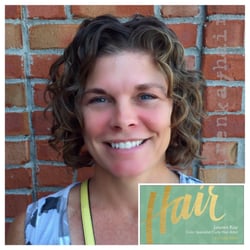 Lauren Kay Hair - New Spring cut! NO curling irons used. Beautiful bouncy curls.
