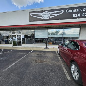 Genesis of Columbus - Potholes in the designated Genesis spots, it's still a used Hyundai dealership and not even a real Genesis location - Car Dealers Near Me - Columbus, Ohio Genesis of Columbus - Potholes in the designated Genesis spots, it's still a used Hyundai dealership and not even a real Genesis location - Car Dealers Near Me - Columbus, Ohio
