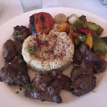Cafe Santorini - Steak kabobs - Italian Near Me - Pasadena, California