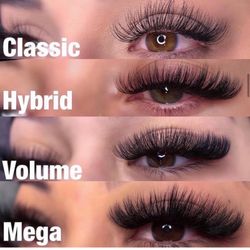 Eye Love Lashes - Menu of styles