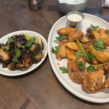 Culinary Dropout - Gochujang Brussels Sprouts & Hot Wings - New American Near Me - Tucson, Arizona Culinary Dropout - Gochujang Brussels Sprouts & Hot Wings - New American Near Me - Tucson, Arizona