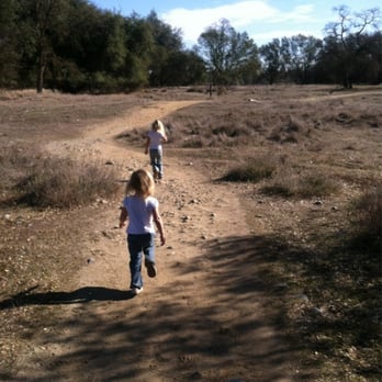 Ancil Hoffman Park - the girls on a trail - Parks Near Me - Carmichael, California