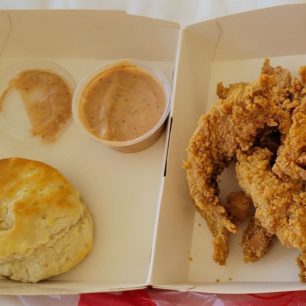 Jollibee - Chicken fingers, biscuit, & sauce - Chicken Shop Near Me - Los Angeles, California