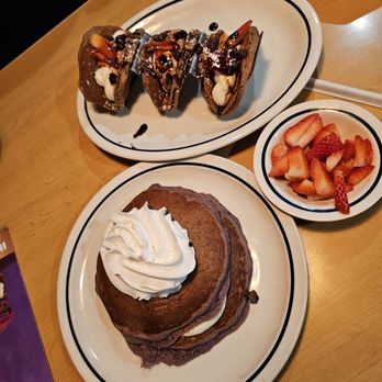 IHOP - "Wonka" Pancakes....where is the sauce and glitter ? - American Near Me - Rancho Cucamonga, California
