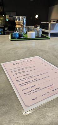 Menu photo 7 Enough Coffee And Bar Fairfield, CA