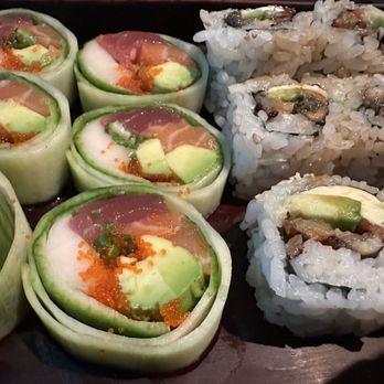 Sushi Katana - Cucumber Aki and Eel Roll - Sushi Bars Near Me - Orlando, Florida Sushi Katana - Cucumber Aki and Eel Roll - Sushi Bars Near Me - Orlando, Florida