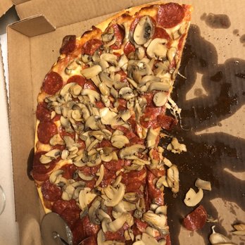 Panjo's Pizza - Pepperoni and mushroom pizza - Pizza Near Me - Corpus Christi, Texas