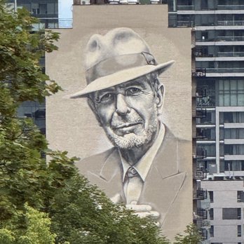 Leonard Cohen Mural - Photo 4: Mural - Public Art Near Me - Montreal, Quebec Leonard Cohen Mural - Photo 4: Mural - Public Art Near Me - Montreal, Quebec