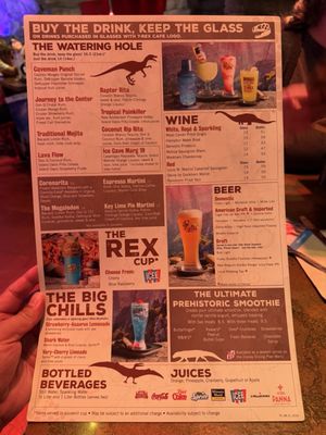 Menu photo 3 T-Rex Cafe Lake Buena Vista, FL