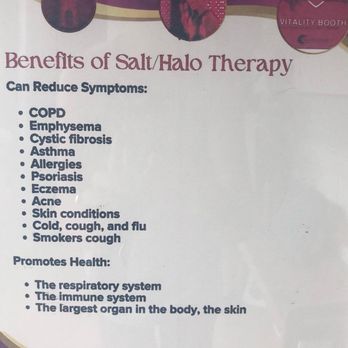 Energy Wave Spa - Benefits of halotherapy/salt - Hair Salons Near Me - North Myrtle Beach, South Carolina