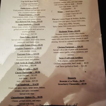 Iron City Tavern - Menu weekly specials - American Near Me - San Pedro, California