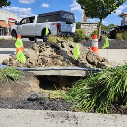 Preserving sidewalk at Anderson Towne Center despite electrical conduit and location challenges