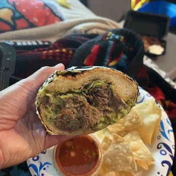 Loco Burrito - Birria torta cross section - Mexican Near Me - Moreno Valley, California Loco Burrito - Birria torta cross section - Mexican Near Me - Moreno Valley, California