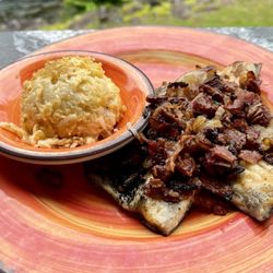 Tapoco Tavern - Trout with pecan and bacon crumbles