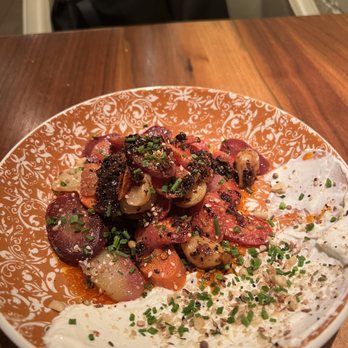 Ema - ROASTED CARROTS- not my fav but the lebnah that they come with is INCREDIBLE! Highly recommend ordering a la carte - Mediterranean Near Me - Chicago, Illinois