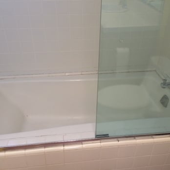 Pronto Refinish - Bathroom shower/bath before - Refinishing Services Near Me - Redondo Beach, California Pronto Refinish - Bathroom shower/bath before - Refinishing Services Near Me - Redondo Beach, California