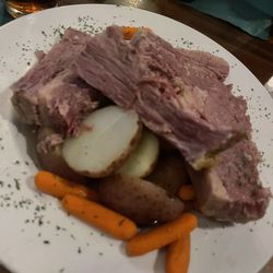 Coleman's Corner - Corned beef dinner with cabbage, potatoes and carrots.  An Irish classic!