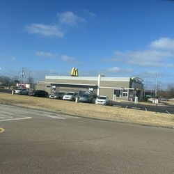 McDonald's - Outside view from Walmart parking lot at the fuel station