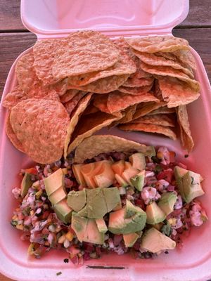 Shark Bite Ceviches by null