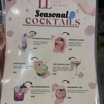 Luxe Lounge - Menu - Bars Near Me - Albuquerque, New Mexico