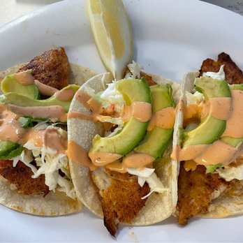 Seahorse Grill - Grilled catfish tacos- amazing! - Pizza Near Me - Galveston, Texas Seahorse Grill - Grilled catfish tacos- amazing! - Pizza Near Me - Galveston, Texas